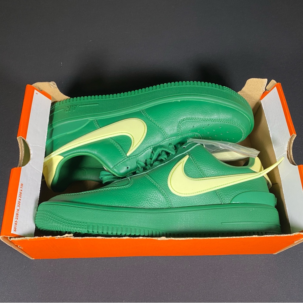 Used like new Nike Green and Yellow Sneakers